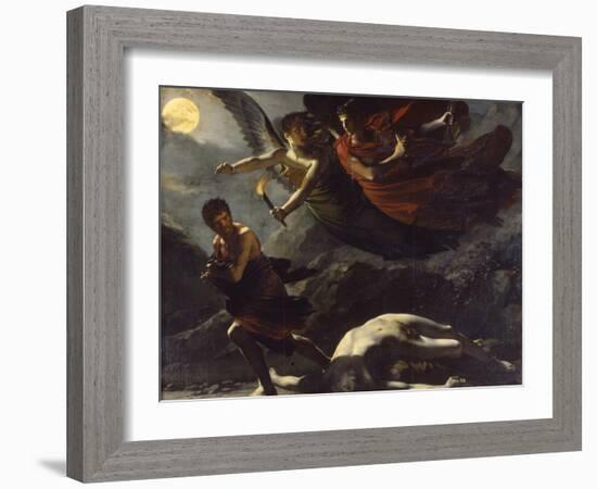 Justice and Divine Vengeance Pursuing Crime, 1808-Pierre-Paul Prud'hon-Framed Giclee Print