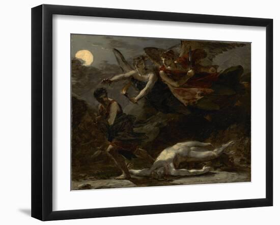 Justice and Divine Vengeance Pursuing Crime, c.1805-6-Pierre-Paul Prud'hon-Framed Giclee Print