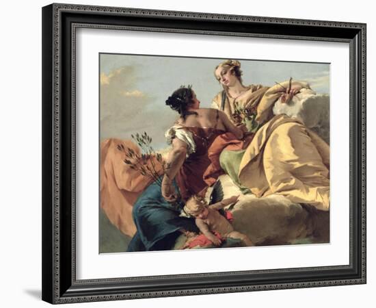 Justice and Peace-Giovanni Battista Tiepolo-Framed Giclee Print