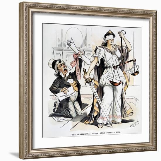 Justice Cartoon-Louis Dalrymple-Framed Giclee Print