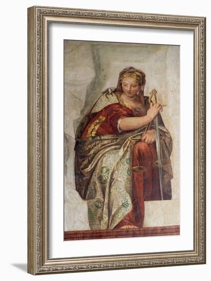 Justice, from the Walls of the Sacristy-Paolo Veronese-Framed Giclee Print