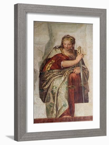 Justice, from the Walls of the Sacristy-Paolo Veronese-Framed Giclee Print