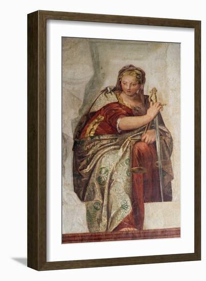 Justice, from the Walls of the Sacristy-Paolo Veronese-Framed Giclee Print