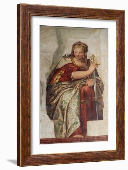 Justice, from the Walls of the Sacristy-Paolo Veronese-Framed Giclee Print