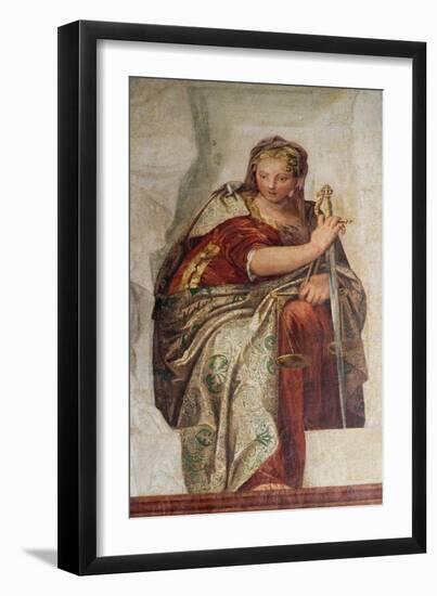 Justice, from the Walls of the Sacristy-Paolo Veronese-Framed Giclee Print