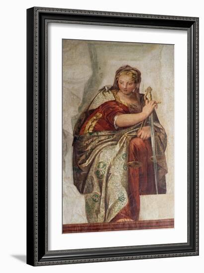 Justice, from the Walls of the Sacristy-Paolo Veronese-Framed Giclee Print