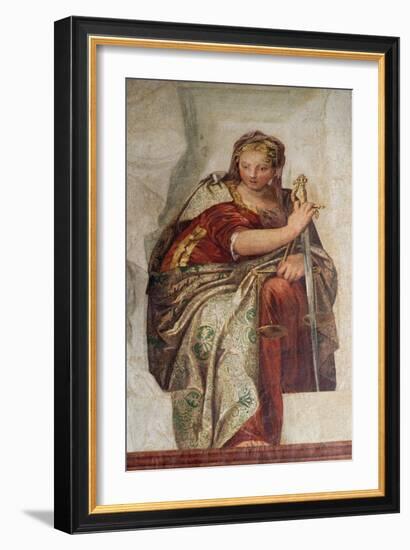 Justice, from the Walls of the Sacristy-Paolo Veronese-Framed Giclee Print