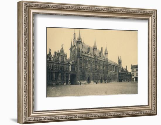 'Justice Palace, Town Hall and Chapel of the Holy Blood', c1910-Unknown-Framed Photographic Print