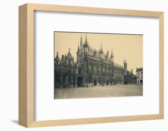 'Justice Palace, Town Hall and Chapel of the Holy Blood', c1910-Unknown-Framed Photographic Print
