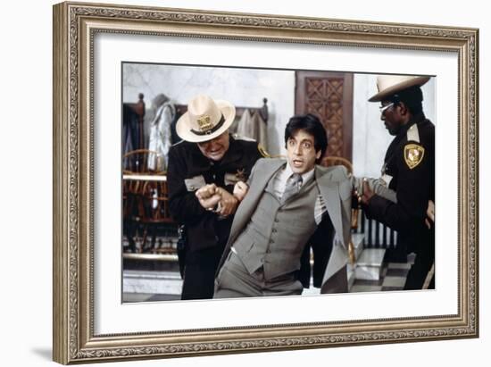 Justice pour tous AND JUSTICE FOR ALL by Norman Jewison with Al Pacino, 1979 (photo)-null-Framed Photo