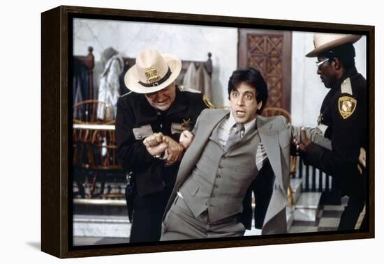 Justice pour tous AND JUSTICE FOR ALL by Norman Jewison with Al Pacino, 1979 (photo)-null-Framed Stretched Canvas