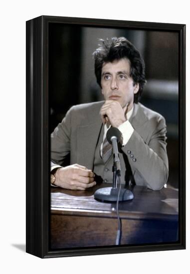 Justice pour tous AND JUSTICE FOR ALL by Norman Jewison with Al Pacino, 1979 (photo)-null-Framed Stretched Canvas