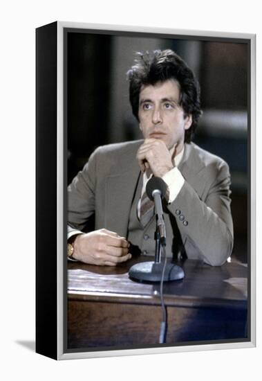 Justice pour tous AND JUSTICE FOR ALL by Norman Jewison with Al Pacino, 1979 (photo)-null-Framed Stretched Canvas