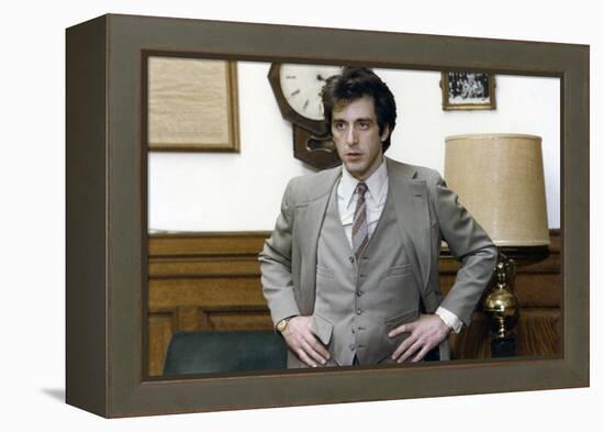 Justice pour tous AND JUSTICE FOR ALL by Norman Jewison with Al Pacino, 1979 (photo)-null-Framed Stretched Canvas