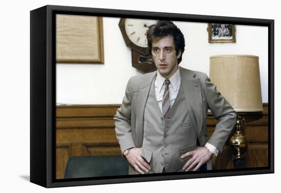 Justice pour tous AND JUSTICE FOR ALL by Norman Jewison with Al Pacino, 1979 (photo)-null-Framed Stretched Canvas