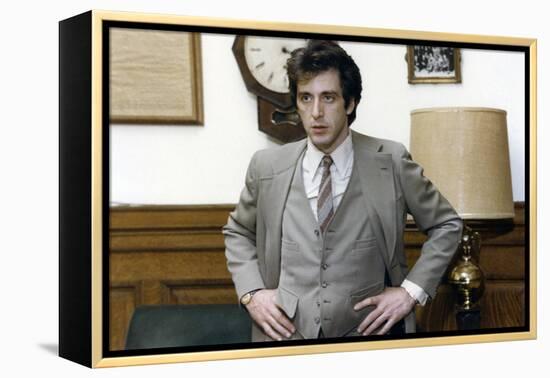 Justice pour tous AND JUSTICE FOR ALL by Norman Jewison with Al Pacino, 1979 (photo)-null-Framed Stretched Canvas