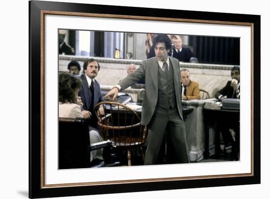 Justice pour tous AND JUSTICE FOR ALL by Norman Jewison with Al Pacino, 1979 (photo)-null-Framed Photo