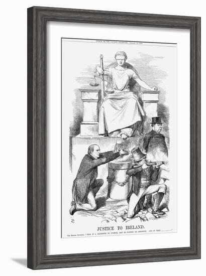 Justice to Ireland, 1869-John Tenniel-Framed Giclee Print