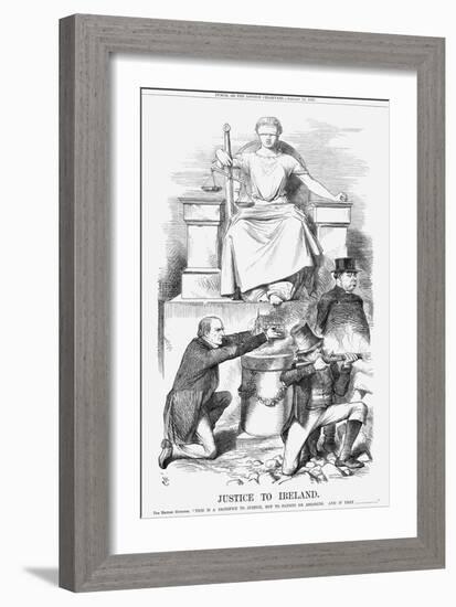 Justice to Ireland, 1869-John Tenniel-Framed Giclee Print