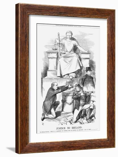 Justice to Ireland, 1869-John Tenniel-Framed Giclee Print