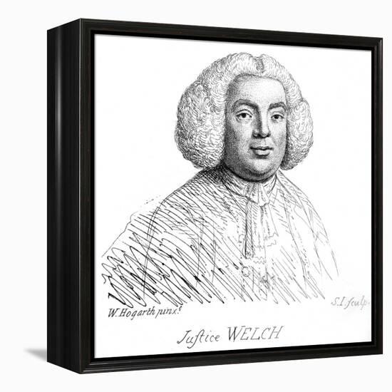 Justice Welch - portrait by William Hogarth-William Hogarth-Framed Premier Image Canvas