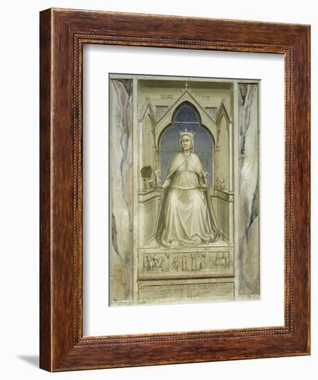 Justice-Giotto di Bondone-Framed Giclee Print