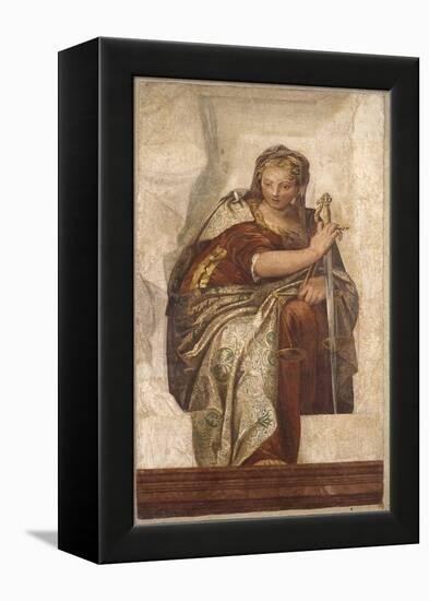 Justice-Paolo Veronese-Framed Stretched Canvas