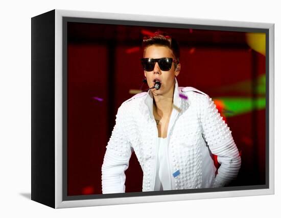 Justin Bieber-null-Framed Stretched Canvas