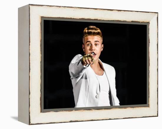 Justin Bieber-null-Framed Stretched Canvas