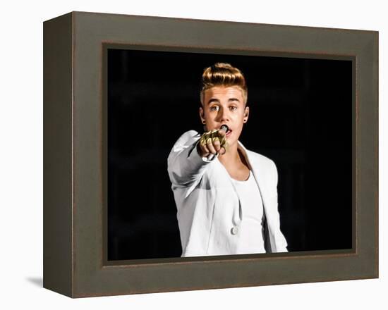 Justin Bieber-null-Framed Stretched Canvas