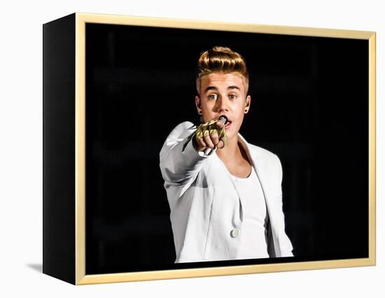 Justin Bieber-null-Framed Stretched Canvas