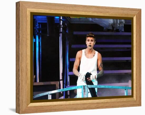 Justin Bieber-null-Framed Stretched Canvas