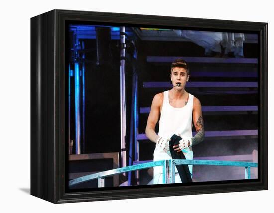 Justin Bieber-null-Framed Stretched Canvas