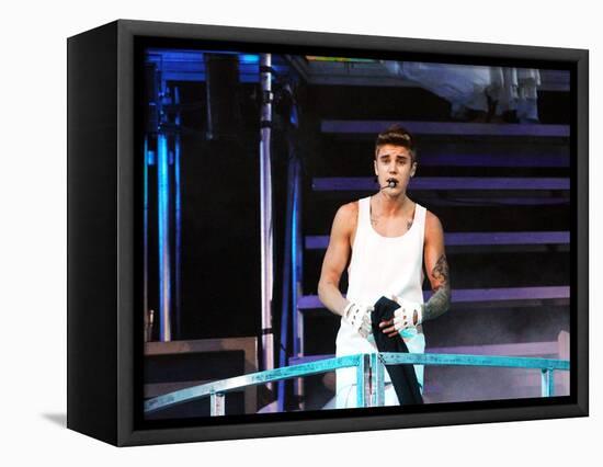 Justin Bieber-null-Framed Stretched Canvas