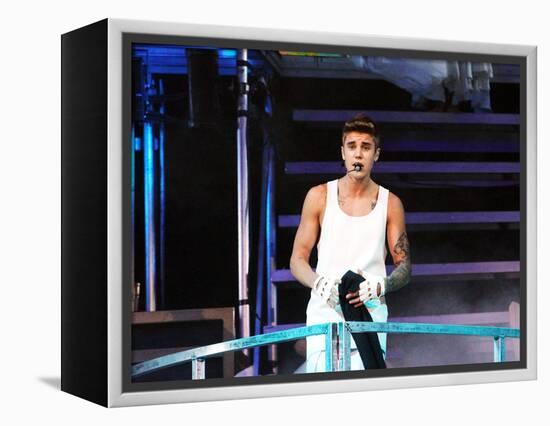 Justin Bieber-null-Framed Stretched Canvas