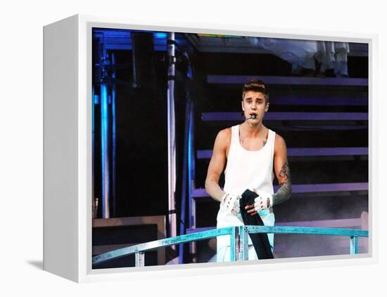 Justin Bieber-null-Framed Stretched Canvas