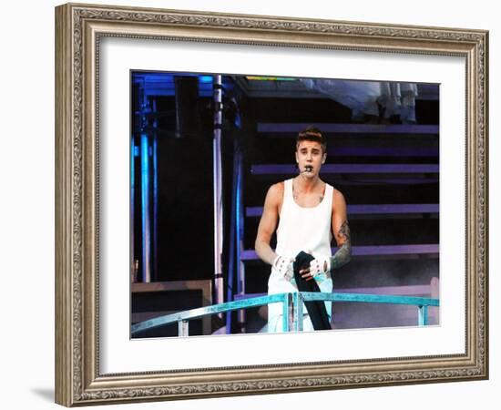 Justin Bieber--Framed Photo