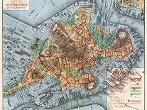 Map: Boston, c1880-Justin Winsor-Giclee Print