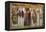 Justinian and His Ministers with Maximian, Bishop of Ravenna-null-Framed Premier Image Canvas