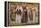 Justinian and His Ministers with Maximian, Bishop of Ravenna-null-Framed Premier Image Canvas