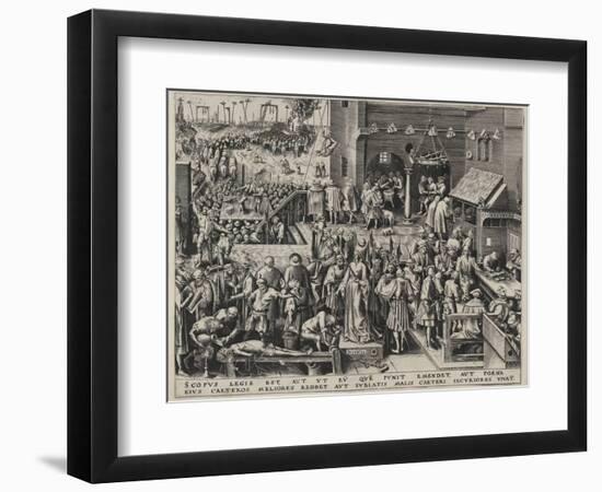 Justitia (Justice)-Pieter Bruegel the Elder-Framed Giclee Print