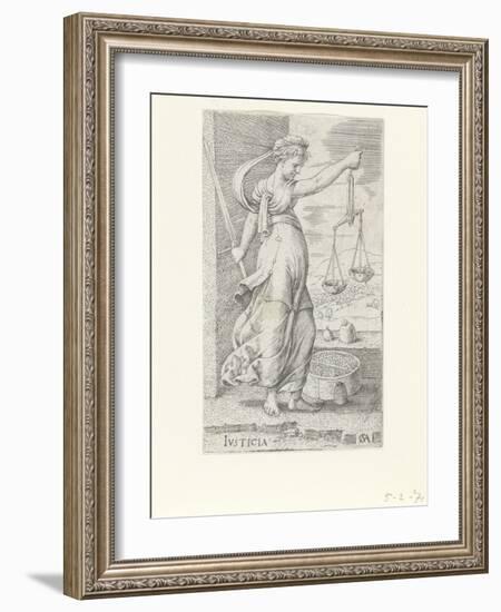 Justitia (Justice)-Cornelis Massys-Framed Giclee Print