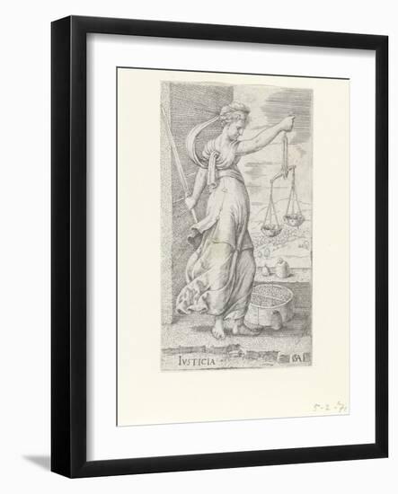 Justitia (Justice)-Cornelis Massys-Framed Giclee Print