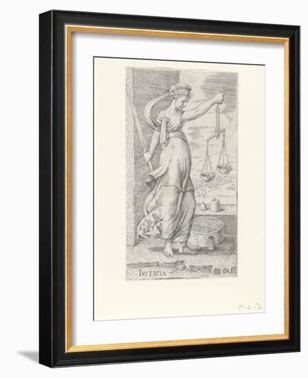 Justitia (Justice)-Cornelis Massys-Framed Giclee Print