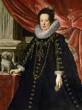 Portrait of a Lady, Half-Length, Wearing a Gold Embroidered Gown-Justus Sustermans-Giclee Print