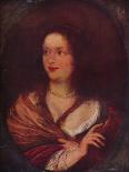 Anna De Medicis, Archiduchesse D'autriche Avec Un Petit Chien - Anna De' Medici (1616-1676), Archdu-Justus Sustermans-Giclee Print