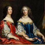 Portrait of Madeleine D'angennes and Catherine D'angennes.-Justus van Egmont-Giclee Print