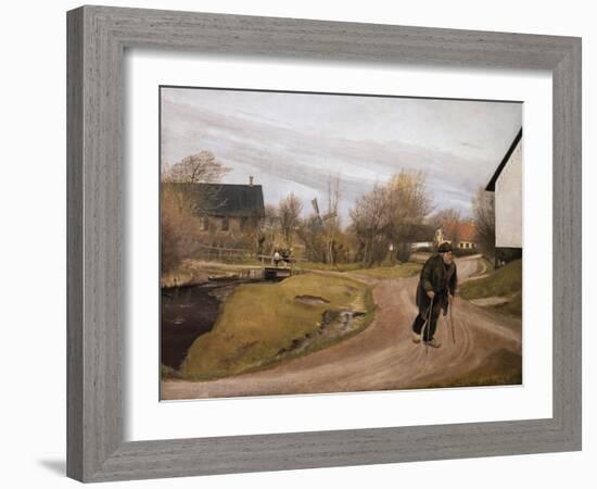 Jutland Village in Spring, 1892-Laurits Andersen Ring-Framed Giclee Print