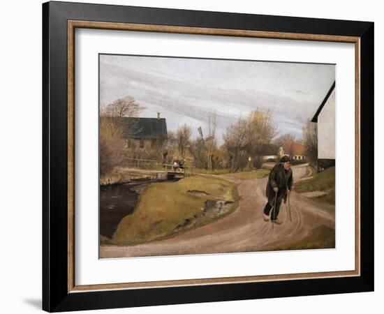 Jutland Village in Spring, 1892-Laurits Andersen Ring-Framed Giclee Print