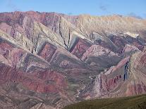 Cerro Santana Rock Formation, Humahuaca Region, Jujuy Province, Argentina-Jutta Riegel-Mounted Photographic Print